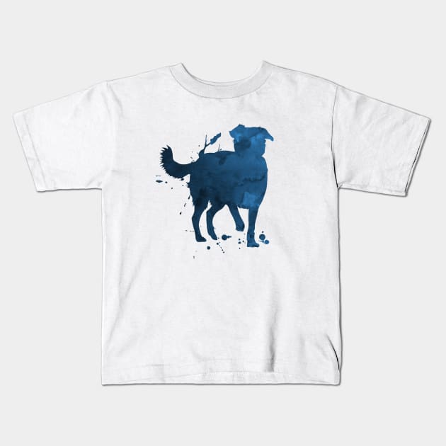 Aussie Dog - Australian Shepherd Kids T-Shirt by TheJollyMarten